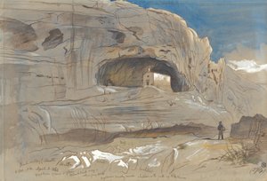Valle rocoso de Mosta, Malta, 1:30 pm (3 de abril de 1866) de Edward Lear